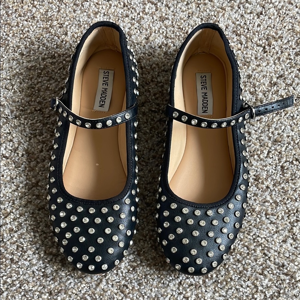 Steve Madden rhinestone flats